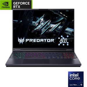 ايسر Helios Neo 16 PHN16-73-90ZQ لاب توب - انتل® كور™ الترا 9-275HX - رامات 32 جيجا بايت - هارد ديسك 1 تيرا بايت SSD - جرافيك NVIDIA® GeForce® RTX 5070 Ti 12GB - شاشة 16" QHD بوصه 240 هرتز - ويندوز 11 - اسود