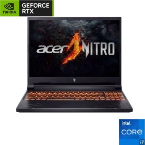 ايسر Nitro V16 ANV16-71-72TF لاب توب - انتل® كور™ i7-14650HX - رامات 16 جيجا بايت - هارد ديسك 512 جيجا بايت SSD - جرافيك NVIDIA® GeForce® RTX 4050 6GB - شاشة 16 WUXGA بوصه 165 هرتز - ويندوز 11 - أسود