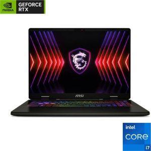 ام اس اي Sword 16 B14VFKG لاب توب - انتل® كور™ i7-14650HX - رامات 16 جيجا بايت - هارد 512 جيجا بايت SSD - جرافيك NVIDIA® GeForce RTX 4060 8GB - شاشة 16 FHD+ بوصة 144 هرتز - رمادي